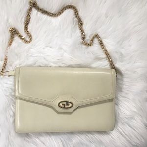 Vintage Gucci Envelope Bag with Detachable Chain